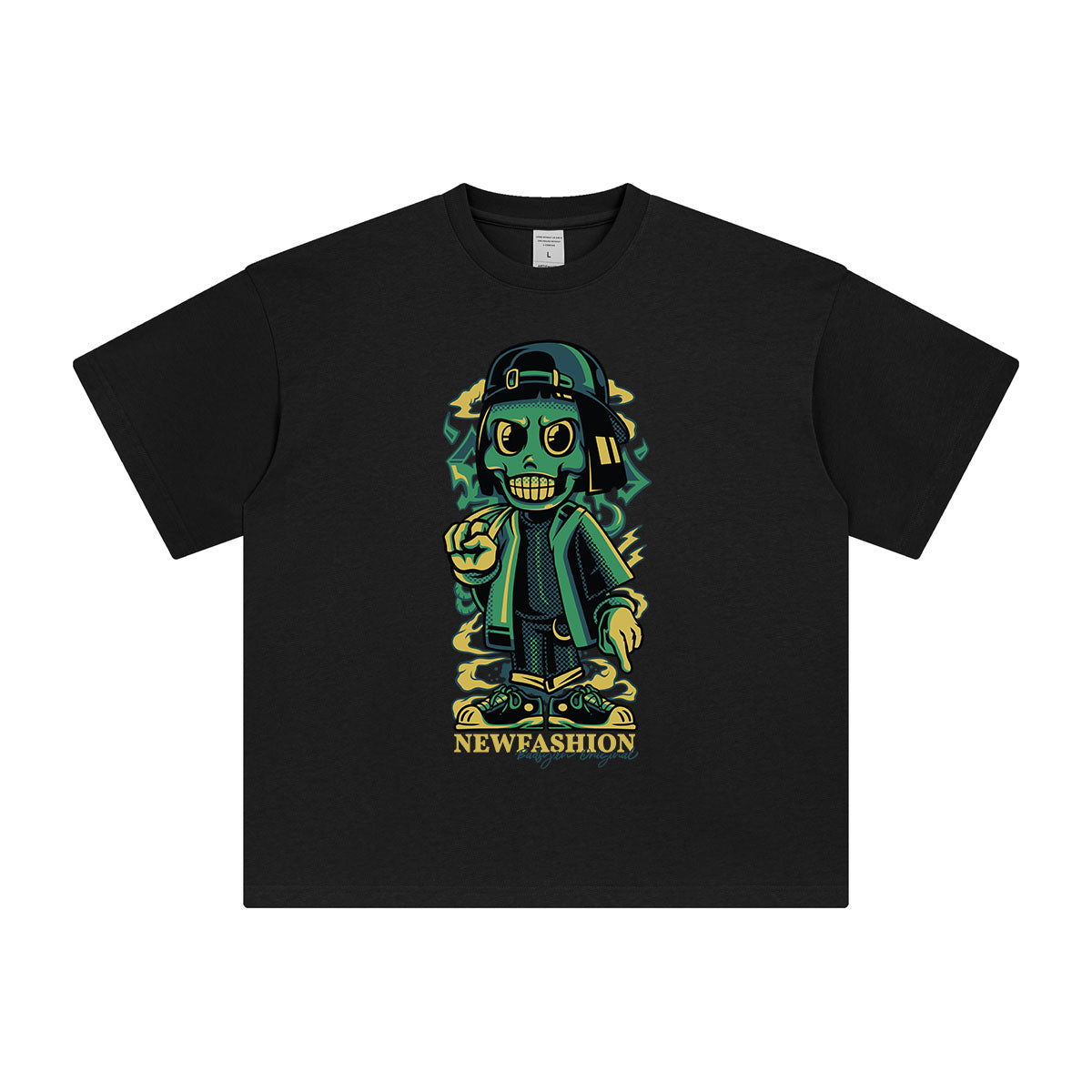 New Fashion Zombie Streetwear T Shirt-INNBLAC Fashion Apparel