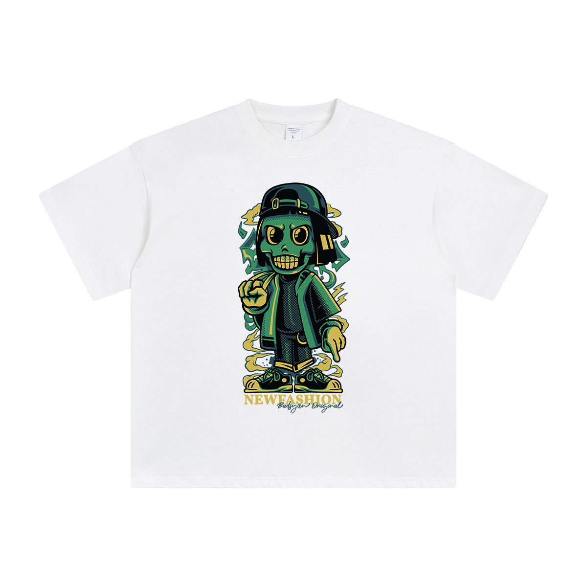 New Fashion Zombie Streetwear T Shirt-INNBLAC Fashion Apparel