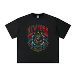 New York Lady Liberty Vintage Graphic Tee-INNBLAC Fashion Apparel