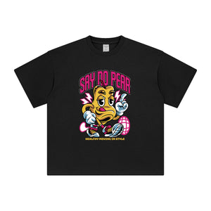 Say No Pear Graphic T Shirt-INNBLAC Fashion Apparel