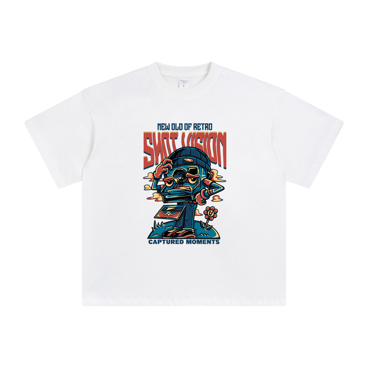 Shot Vision Retro T Shirt-INNBLAC Fashion Apparel