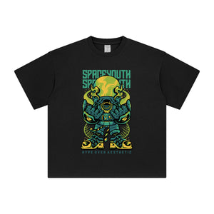 Space Youth Hip Hop Graphic Tee-INNBLAC Fashion Apparel