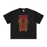 Spooky Cookies Streetwear Graphic Tee-INNBLAC Fashion Apparel