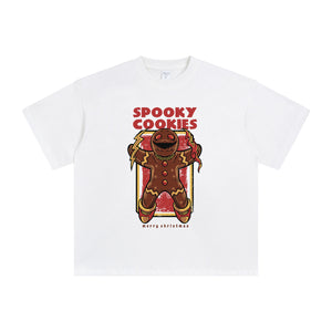 Spooky Cookies Streetwear Graphic Tee-INNBLAC Fashion Apparel