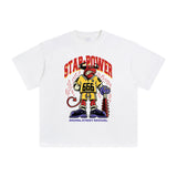 Star Power Streetwear T Shirt-INNBLAC Fashion Apparel