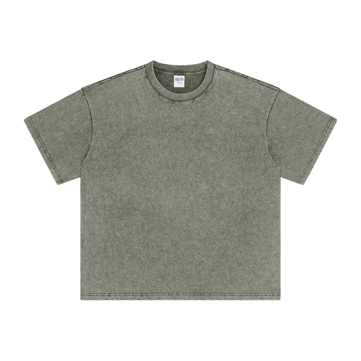 Stone Wash Heavyweight T Shirt 8oz-INNBLAC Fashion Apparel