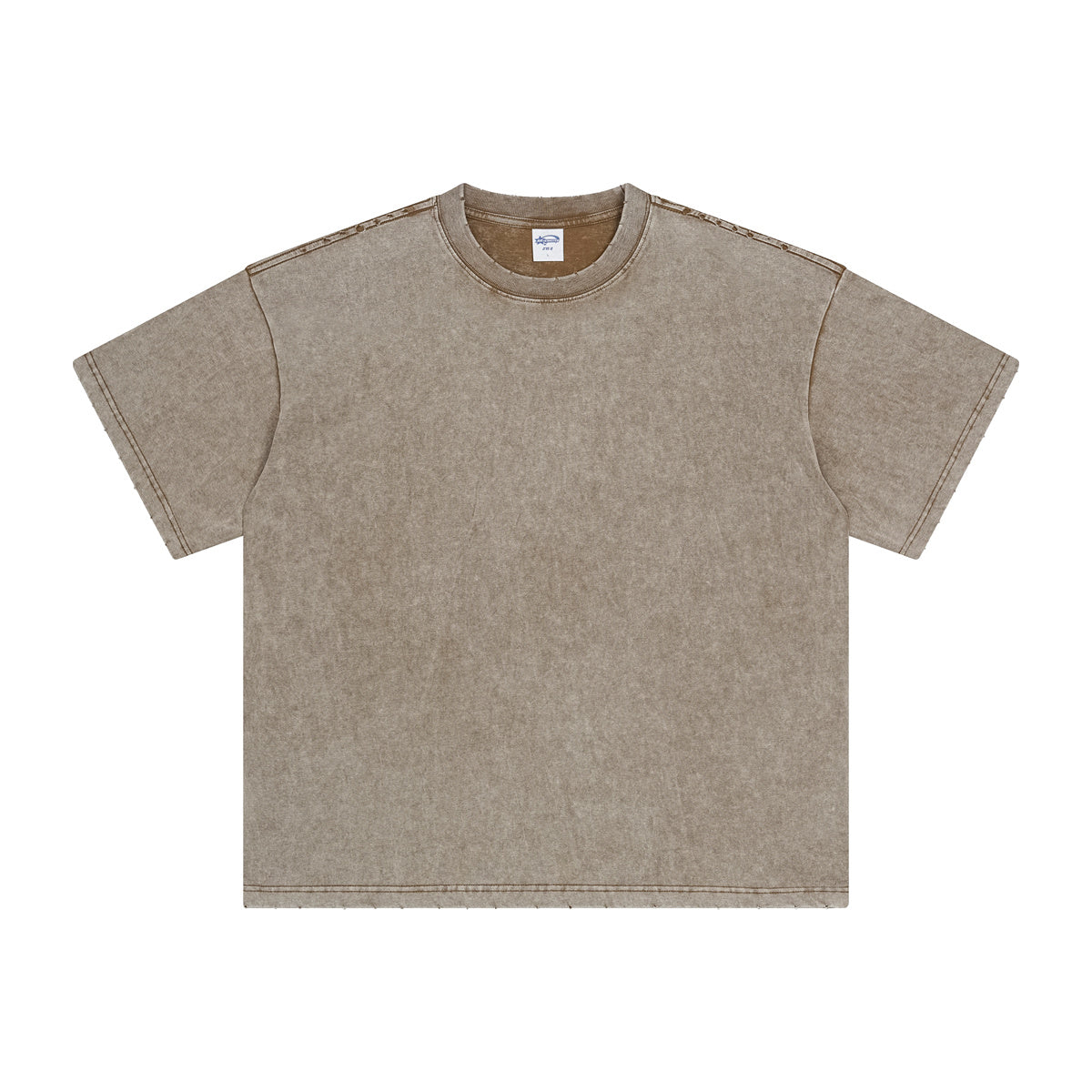 Stone Wash Heavyweight T Shirt 8oz-INNBLAC Fashion Apparel