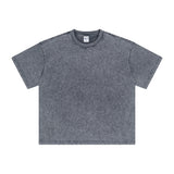 Stone Wash Heavyweight T Shirt 8oz-INNBLAC Fashion Apparel