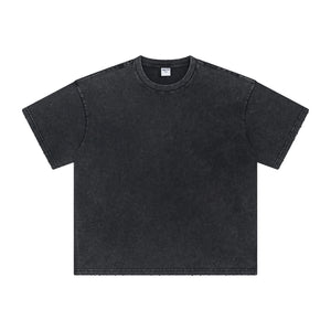 Stone Wash Heavyweight T Shirt 8oz-INNBLAC Fashion Apparel