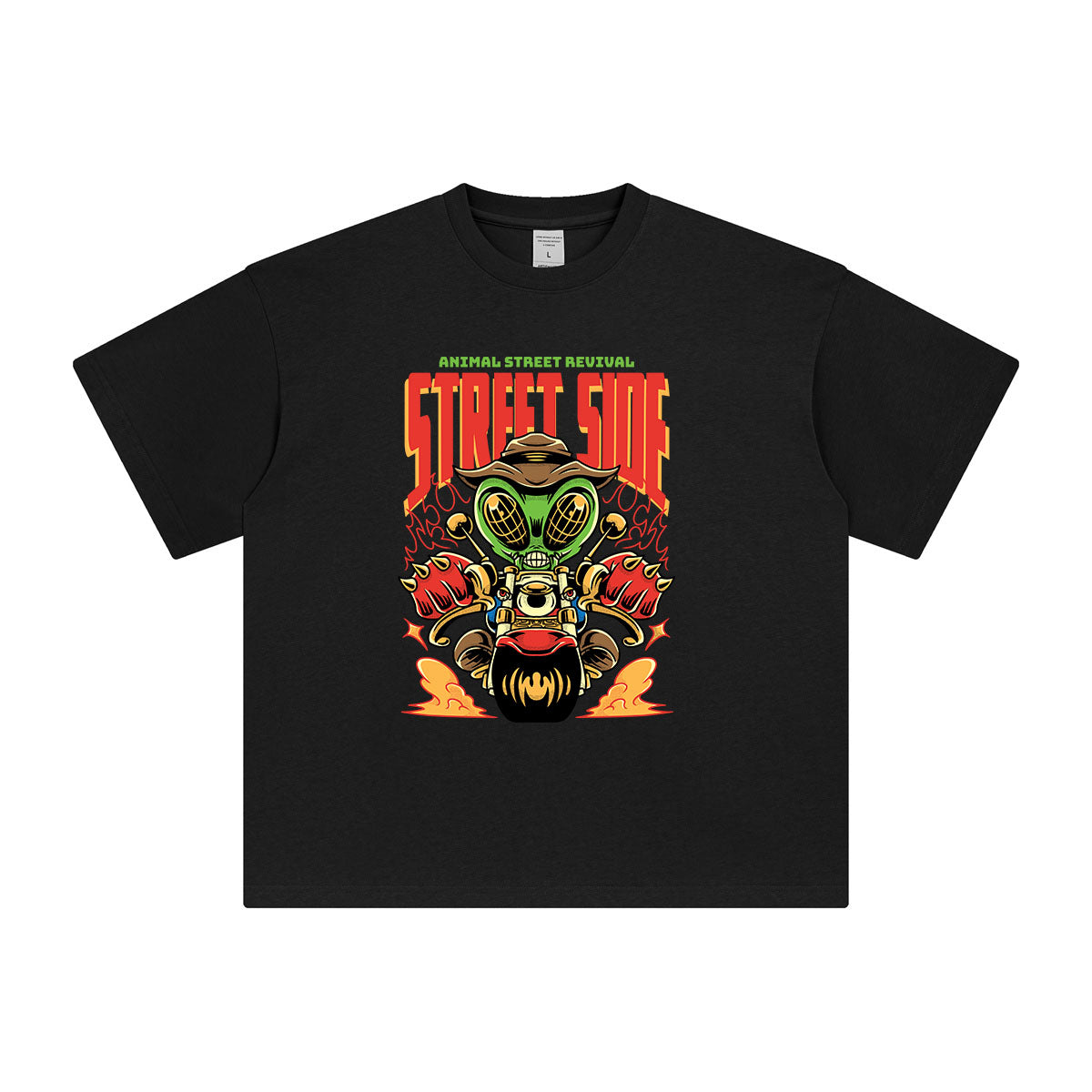 Street Side Pop Culture Graphic Tee-INNBLAC Fashion Apparel