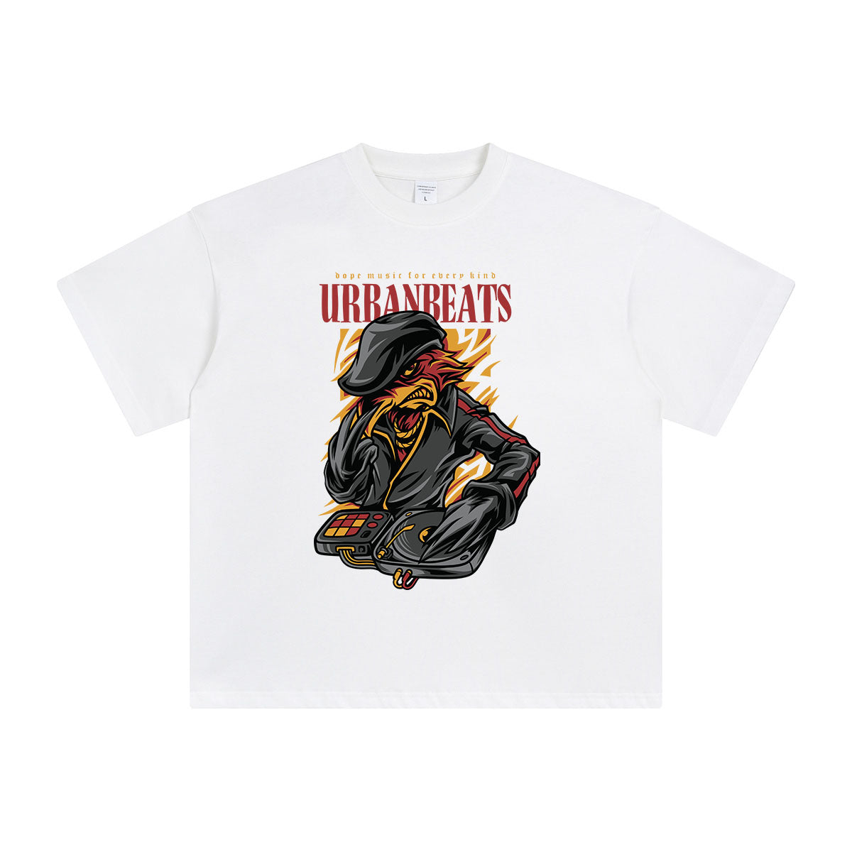 Urban Beats Pop Music Graphic Tee-INNBLAC Fashion Apparel