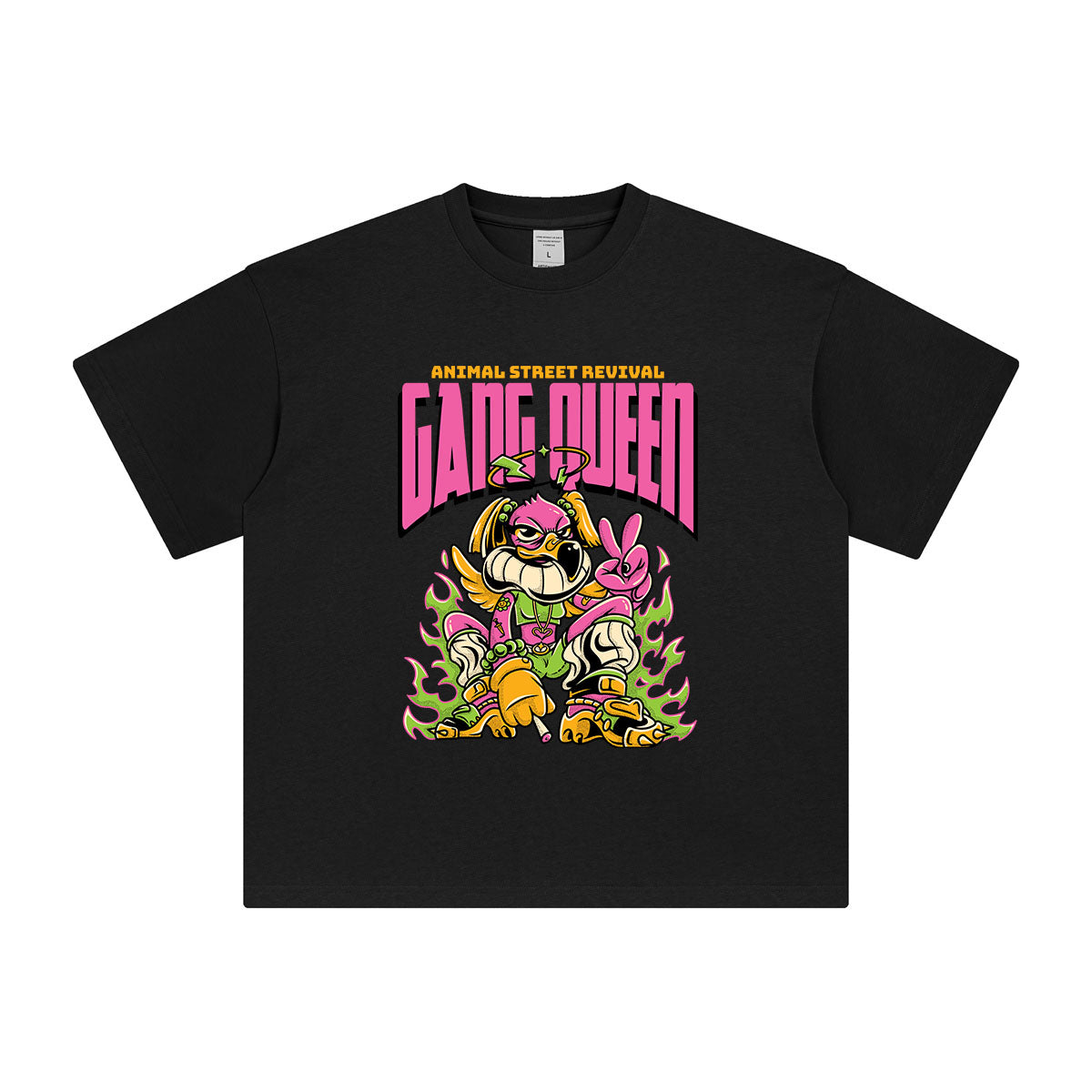 Vulture Queen Streetwear Graphic Tee-INNBLAC Fashion Apparel