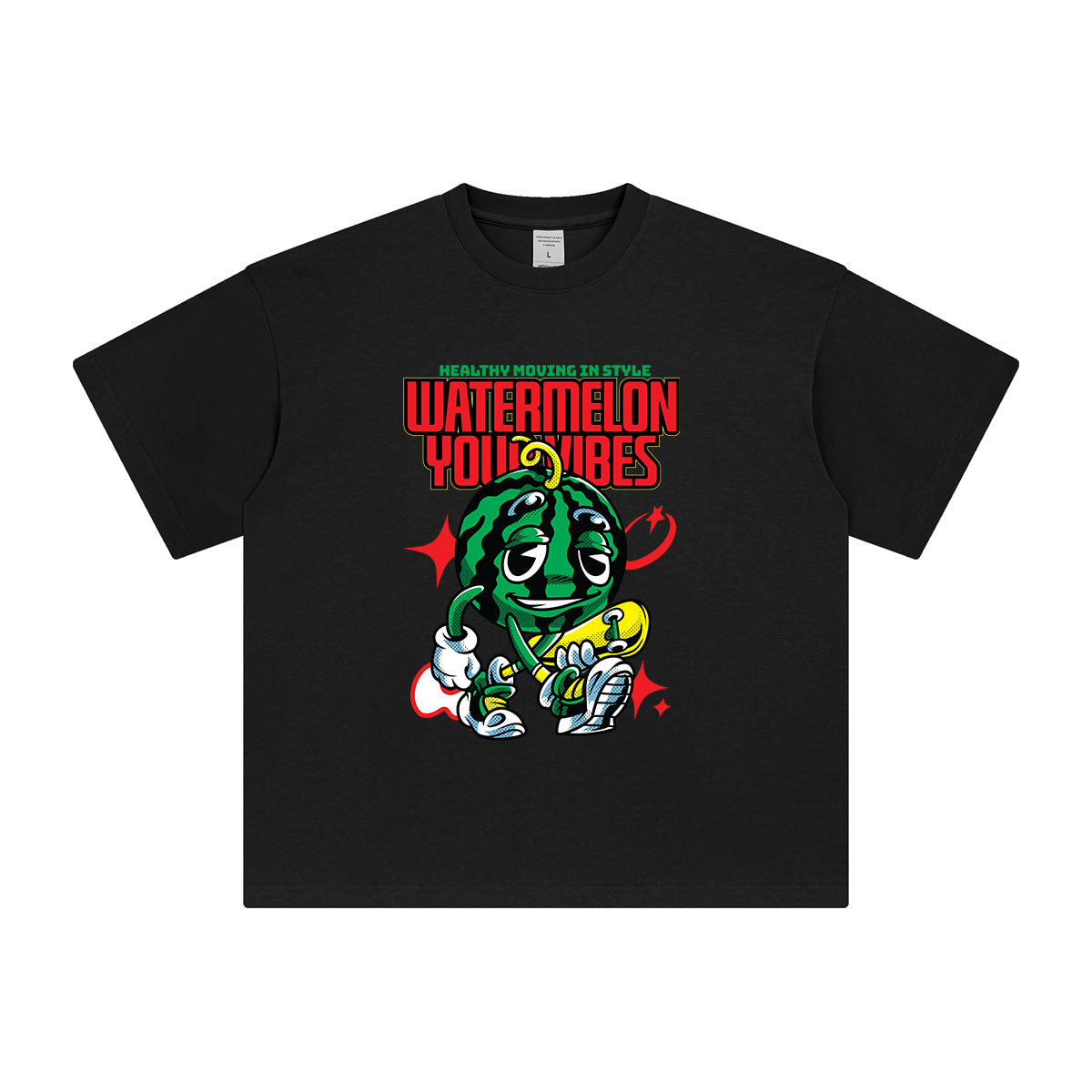 Watermelon Graphic T Shirt-INNBLAC Fashion Apparel