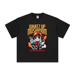 Whatz Up Mushroom Youth Tee-INNBLAC Fashion Apparel