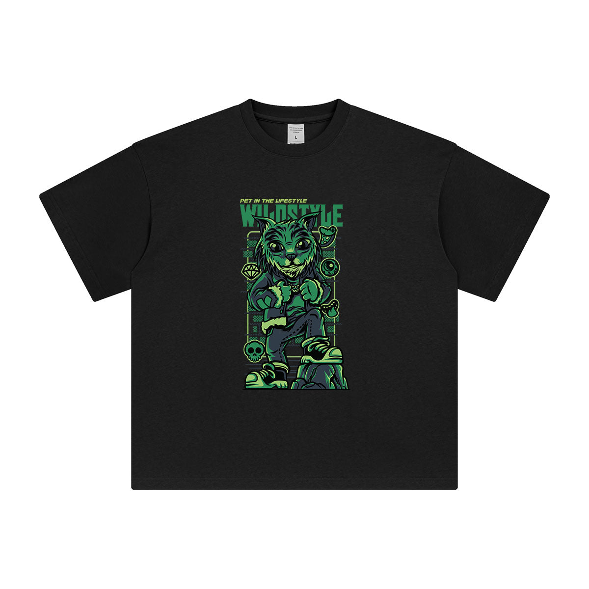 Wild Style Streetwear T Shirt-INNBLAC Fashion Apparel