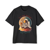 Astronaut Drinking Graphic Tee-INNBLAC Fashion Apparel