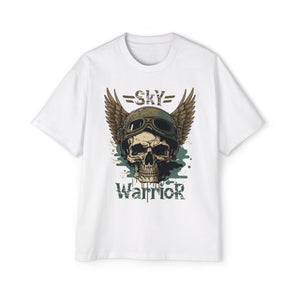 Skull Sky Warrior Graphic Tee-INNBLAC Fashion Apparel