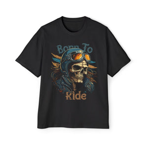 Born To Ride Skull Graphic Tee-INNBLAC Fashion Apparel