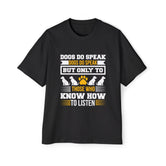 Dog Quote Graphic Tee-INNBLAC Fashion Apparel