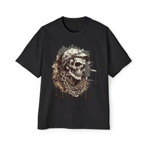 Skull Detective Graphic Tee-INNBLAC Fashion Apparel