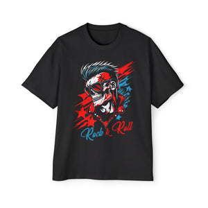 Skull Rock & Roll Graphic Tee-INNBLAC Fashion Apparel