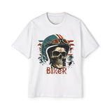 Skull Biker Vintage Graphic Tee-INNBLAC Fashion Apparel