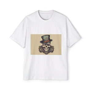 Steampunk Skull Vintage Graphic Tee-INNBLAC Fashion Apparel