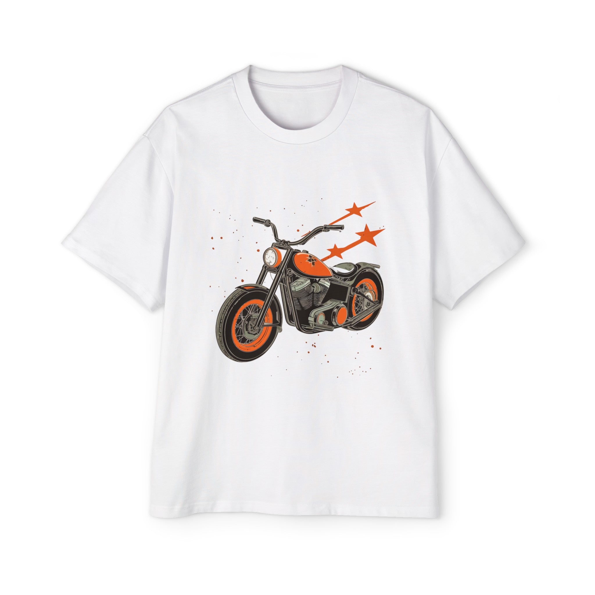 Vintage Motorcycle Graphic Tee-INNBLAC Fashion Apparel