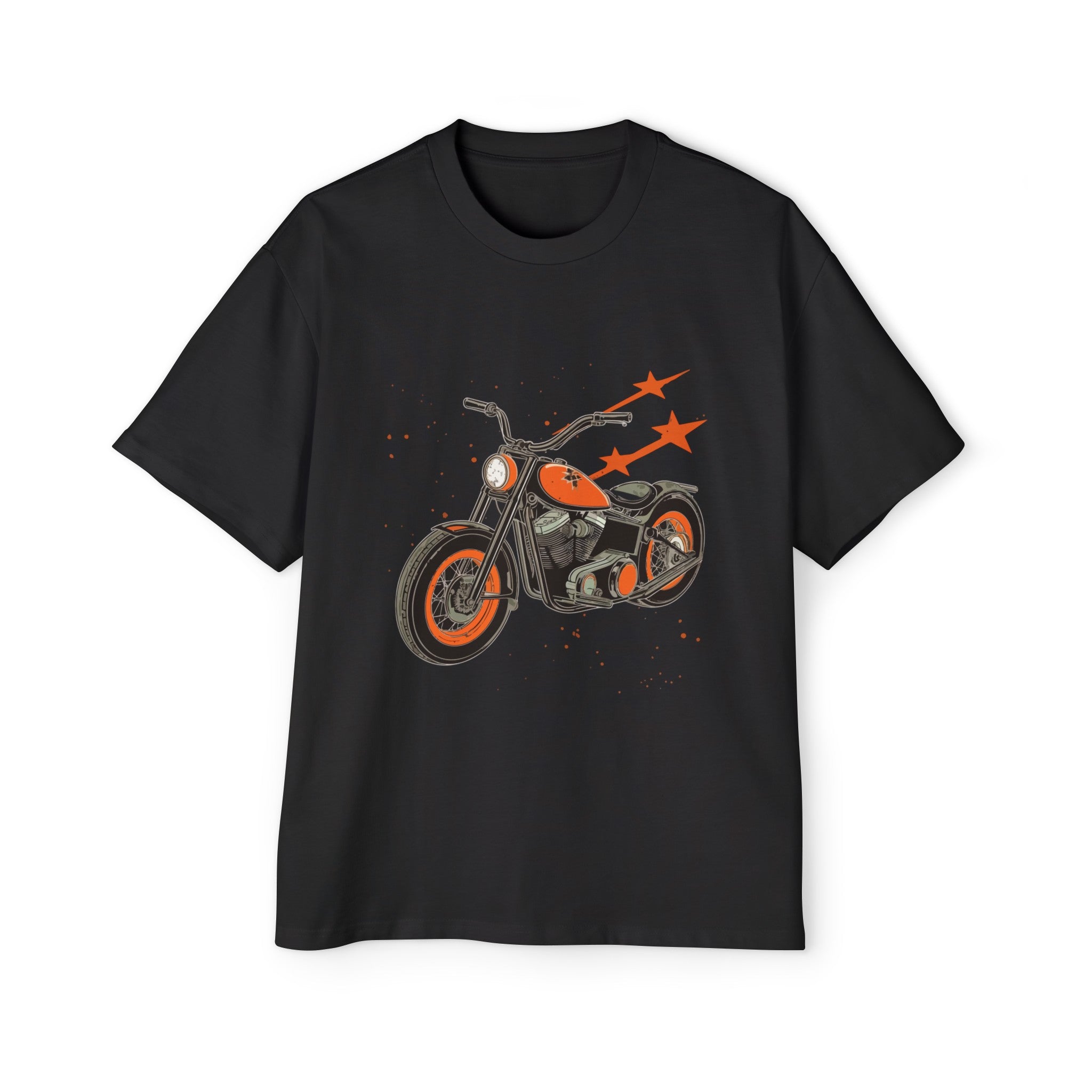 Vintage Motorcycle Graphic Tee-INNBLAC Fashion Apparel