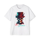 Skull Bea Gentleman Graphic Tee-INNBLAC Fashion Apparel