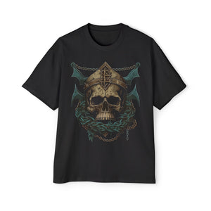 Skull Sky Warrior Graphic Tee-INNBLAC Fashion Apparel