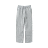 Men's Plush Lining Baggy Patch Trousers-INNBLAC Fashion Apparel