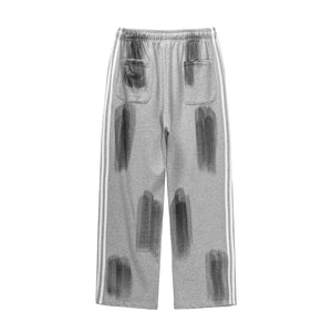 Spray Dye Straight Leg Pants-INNBLAC Fashion Apparel