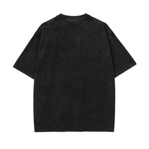 Lonely Streetwear Stone Wash Graphic Tee-INNBLAC Fashion Apparel