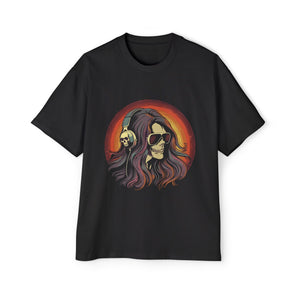 Skull With Headphones Graphic Tee-INNBLAC Fashion Apparel