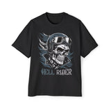 Skull Hell Rider Graphic Tee-INNBLAC Fashion Apparel