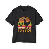 Farm Fresh Eggs Graphic Tee-INNBLAC Fashion Apparel