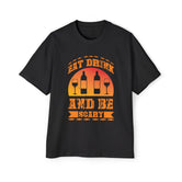 Eat Drink And Be Scary Graphic Tee-INNBLAC Fashion Apparel