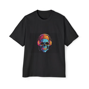 Colorful HipHop Skull Graphic Tee-INNBLAC Fashion Apparel