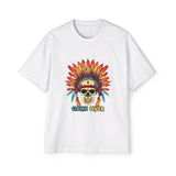 Indian Chief Skull Graphic Tee-INNBLAC Fashion Apparel