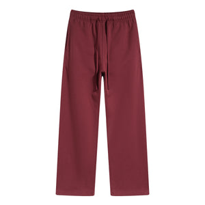 Solid Color Open Bottom Sweatpants-INNBLAC Fashion Apparel