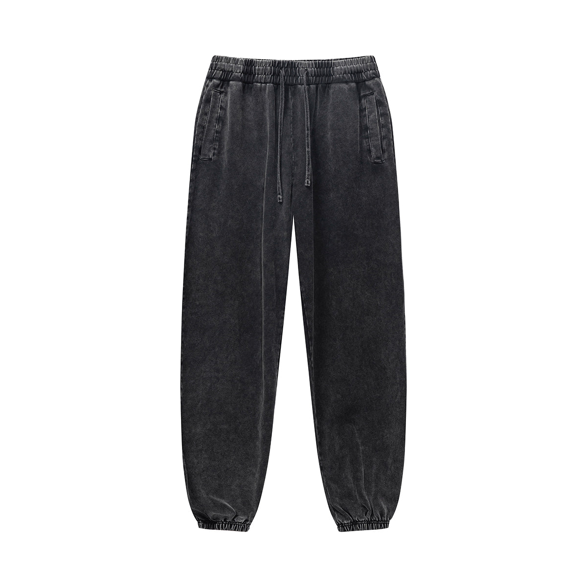 Men's Washed Faded Relaxed Joggers-INNBLAC Fashion Apparel