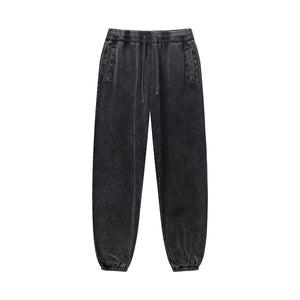 Men's Washed Faded Relaxed Joggers-INNBLAC Fashion Apparel