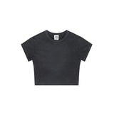 Crew Neck Slim Crop Top 7oz-INNBLAC Fashion Apparel