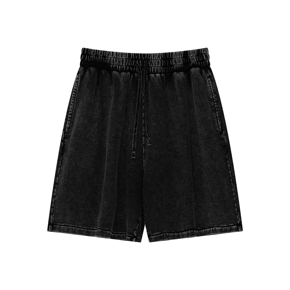 Washed Loose Fit Short Pants