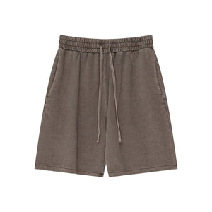 Washed Loose Fit Short Pants-INNBLAC Fashion Apparel