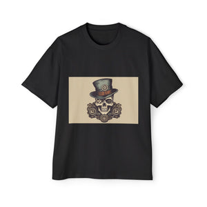 Steampunk Skull Vintage Graphic Tee-INNBLAC Fashion Apparel