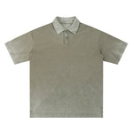 Heavyweight Reverse-Dyed Polo Shirt 9.6oz