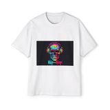 Colorful Hip Hop Skull Graphic Tee-INNBLAC Fashion Apparel