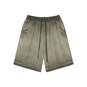 Heavyweight Wash Faded Shorts-INNBLAC Fashion Apparel